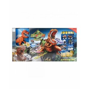 Большой игровой набор "Трек с машинками и динозавром" Shantou Gepai