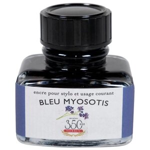 Чернила Herbin Bleu myosotis для перьевых ручек, фиолетово-синий, 30 мл,