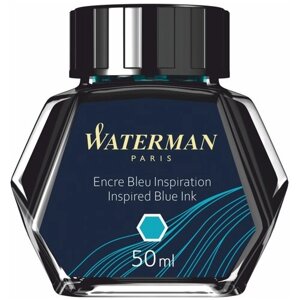 Чернила Waterman Inspired Blue (S0110810) флакон 50 мл, голубые