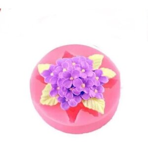 Cиликоновая форма "Цветок примулы" для изготовления мыла, свечей, фигурок из полимерной глины и пластилина.