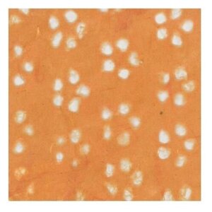 Декупажная карта, оранжевая, на рисовой бумаге, перфорированная, 70 х 100 см, 1 шт.