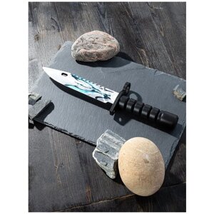 Деревянный штык нож байонет М9 Kaizel по мотивам игры Solo Leveling, сувенирный нож, нож из дерева в подарок