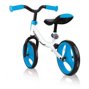 Детские трехколесные велосипеды, самокаты с сиденьем и беговелы для малышей GLOBBER GO BIKE 610-160 Цвет-White-Blue