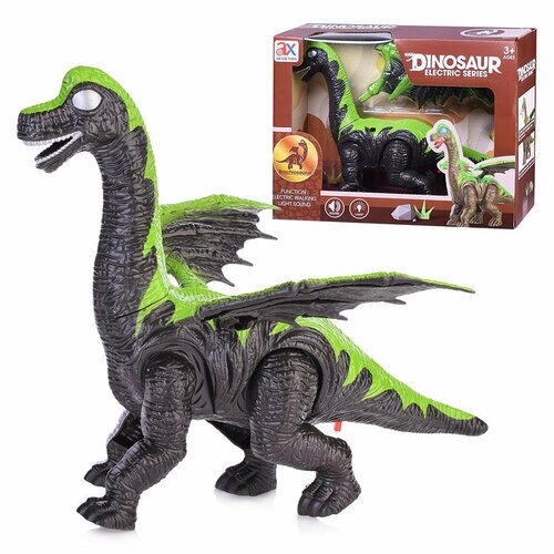 Динозавр 902A "Бронтозавр"работает от батареек, световые и звуковые эффекты) в коробке