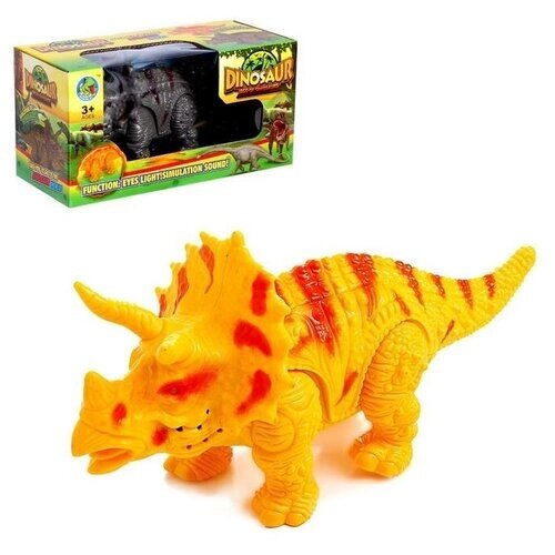 Динозавр «Трицератопс», работает от батареек, световые и звуковые эффекты, микс