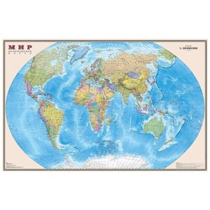 DMB Политическая карта Мира 1:20 в тубусе (4607048959176), 101  156 см