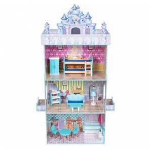 Дом кукольный сборный с комплектом мебели