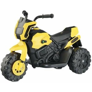 Электромотоцикл для детей, электромобиль детский, 1 мотор 20 ВТ, желтый