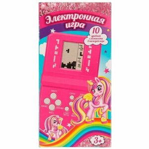 Электронная логическая игра Единорог, 12,5х6,5х2,5 см Играем Вместе B1420010-R9