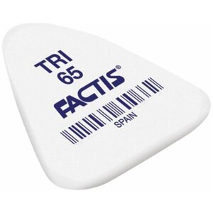 FACTIS Ластик factis tri 65 , 36х33х6 мм, белый, треугольный, синтетический каучук, pnftri65, 65 шт.