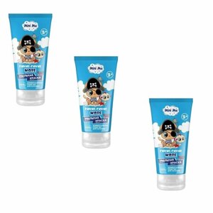 Family Cosmetics Mini Me Мыльная Краска синее-синее море Универсальное средство для купания детей, 100мл, 3 уп
