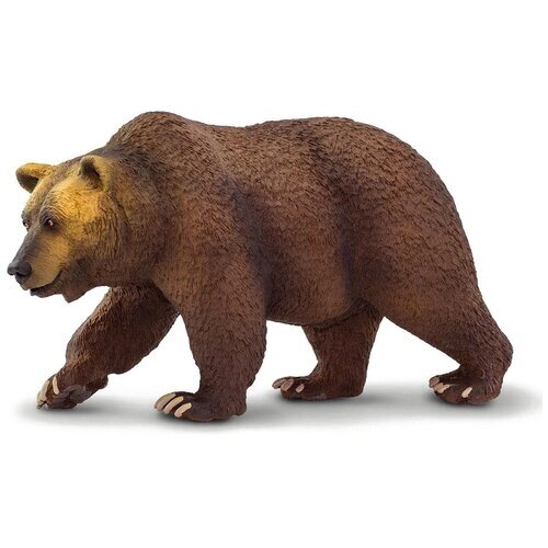 Фигурка Safari Ltd Wonderful Wildlife Медведь Гризли 100274, 12.5 см