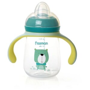 FISSMAN Детская бутылочка поильник пластиковая Аквамарин 260мл
