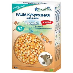 Флёр Альпин - каша молочная кукурузная, 5 мес., 200 гр
