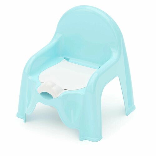 Горшок-стульчик с крышкой Альтернатива для мальчика и девочки, голубой