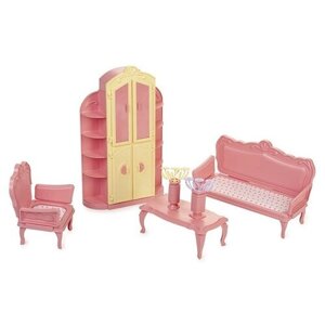Гостиная комната Огонек Маленькая принцесса нежно-розовая
