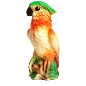 Игрушка для ванной ОГОНЁК Попугай Гоша (С-778), желтый/красный/зеленый