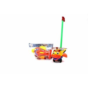Игрушка - каталка на полочке с ручкой "Вертолетик", PLAY SMART 1178