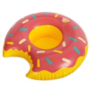 Игрушка надувная-подставка "Пончик", 20 см, цвета микс