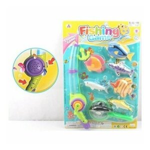 Игрушка Рыбалка 9 предметов (свет, звук)в блистере
