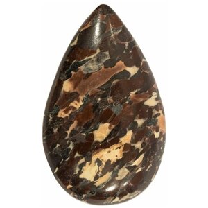 Кабошон Яшма, природный, 52х32х7 мм, вес камня 18 грамм