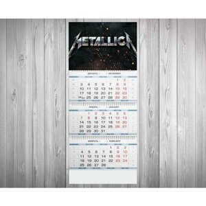Календарь квартальный Metallica, Металлика №5