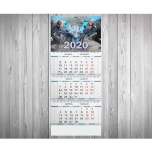 Календарь квартальный на 2020 год Dmc, Devil May Cry, Девил Май Край №10