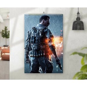 Календарь MIGOM Настенный перекидной Принт А4 "Battlefield, Бателфилд"8