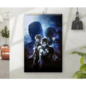 Календарь MIGOM Настенный перекидной Принт А4 "Resident Evil, Резидент Эвил"8