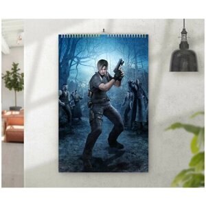 Календарь MIGOM Настенный перекидной Принт А4 "Resident Evil, Резидент Эвил"9