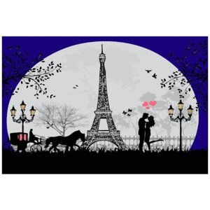 Картина по номерам 000 Hobby Home Парижские фонари 40х50