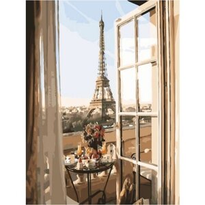 Картина по номерам 000 Hobby Home Свежесть парижского утра 40х50