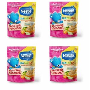 Каша молочная Nestle 5 злаков яблоко-земляника-персик с 12 месяцев 190 г 4 шт