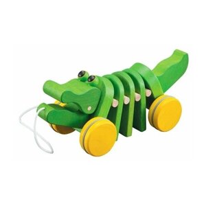 Каталка-игрушка PlanToys Dancing Alligator (5105), зеленый