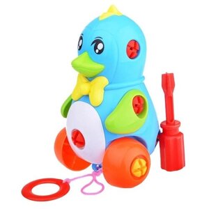 Каталка-игрушка Play Smart Детская Мастерская 7640, голубой