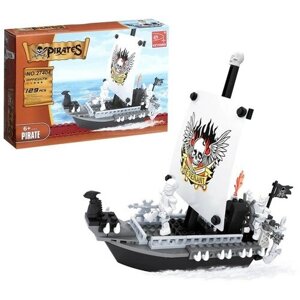 KEYIXING Конструктор «Пиратский катер», 129 деталей