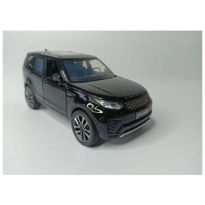 Коллекционная машинка игрушка металлическая Land Rover Discovery для мальчиков масштабная модель 1:24 черный