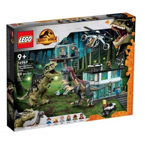 Конструктор LEGO 76949 Jurassic World Атака Гиганотозавров и Теризинозавров, 810 дет.