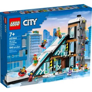 Конструктор LEGO City 60366 Ski and Climbing Center, 1045 дет.