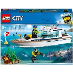 Конструктор LEGO City Great Vehicles 60221 Яхта для дайвинга, 148 дет.