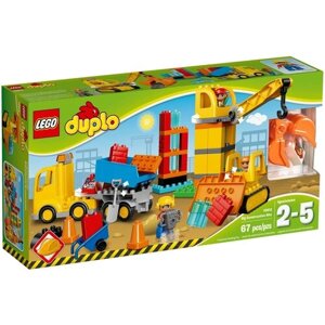 Конструктор LEGO DUPLO 10813 Большая стройплощадка, 67 дет.