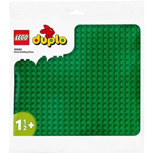 Конструктор LEGO DUPLO Зеленая пластина для строительства (LEGO 10980)