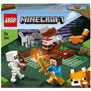 Конструктор LEGO Minecraft 21162 Приключения в тайге, 74 дет.