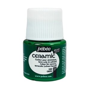Краски Pebeo Ceramic Зеленый 025037 1 цв. (45 мл.)