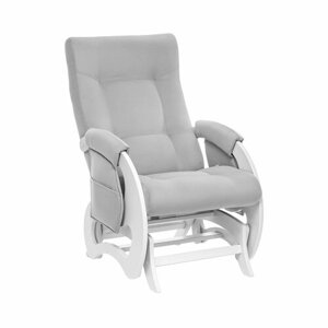 Кресло-глайдер для мамы (для кормления) Milli Ария Дуб молочный/V51 Light Grey