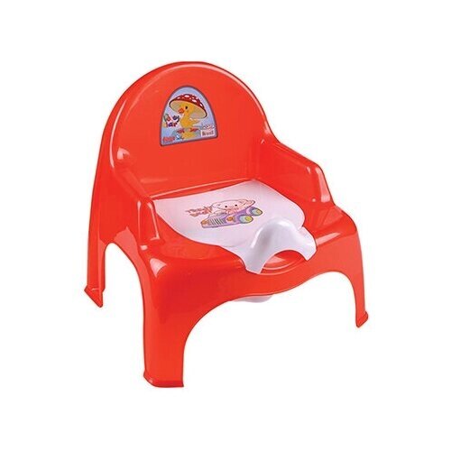 Кресло-горшок, туалет для детей 32.1х24.6х34.1 красный DD Style