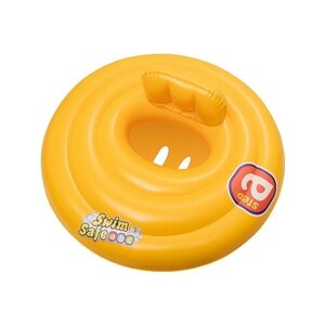 Круг для плавания с сиденьем и спинкой трехкамерный Bestway 32096 Swim Safe (69см)