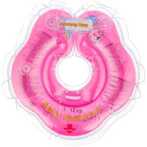 Круг на шею Baby Swimmer 0m+3-12 кг) розовый