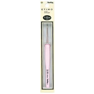 Крючок для вязания с ручкой ETIMO Rose 2мм, Tulip, TER-03e