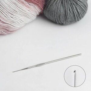 Крючок для вязания, железный, d = 0,5 мм, 12,5 см , 10 шт.